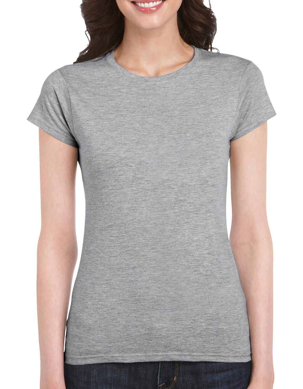 Softstyle® Ladies' T-Shirt in Farbe Sport Grey