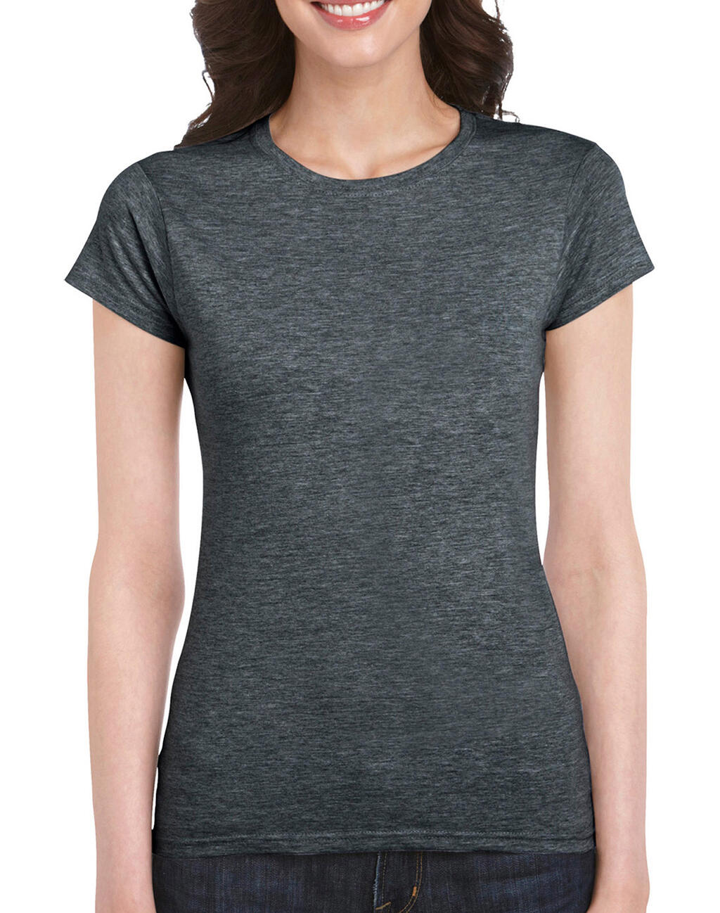 Softstyle® Ladies' T-Shirt in Farbe Dark Heather