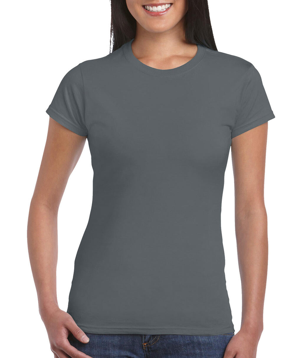 Softstyle® Ladies' T-Shirt in Farbe Charcoal