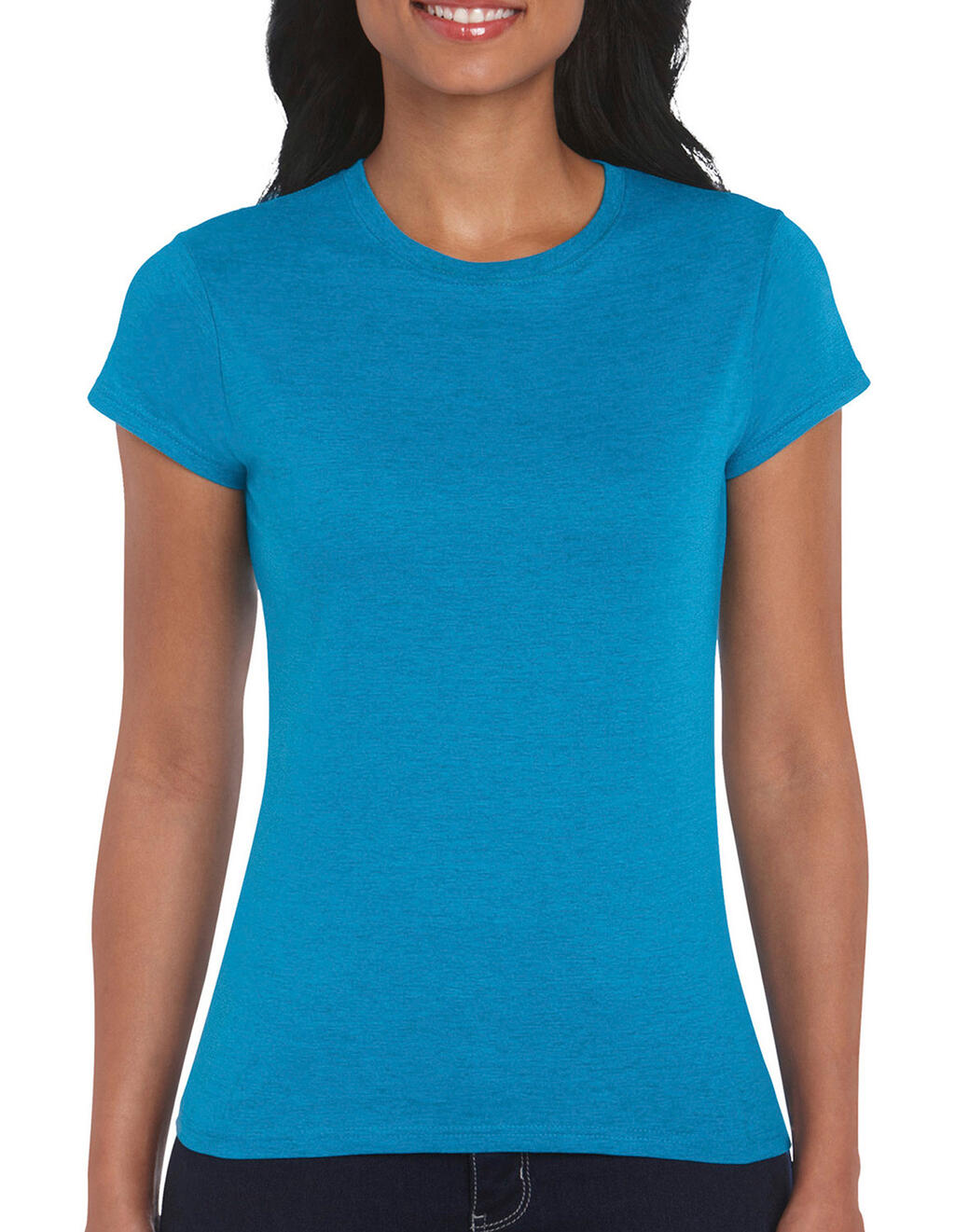 Softstyle® Ladies' T-Shirt in Farbe Antique Sapphire