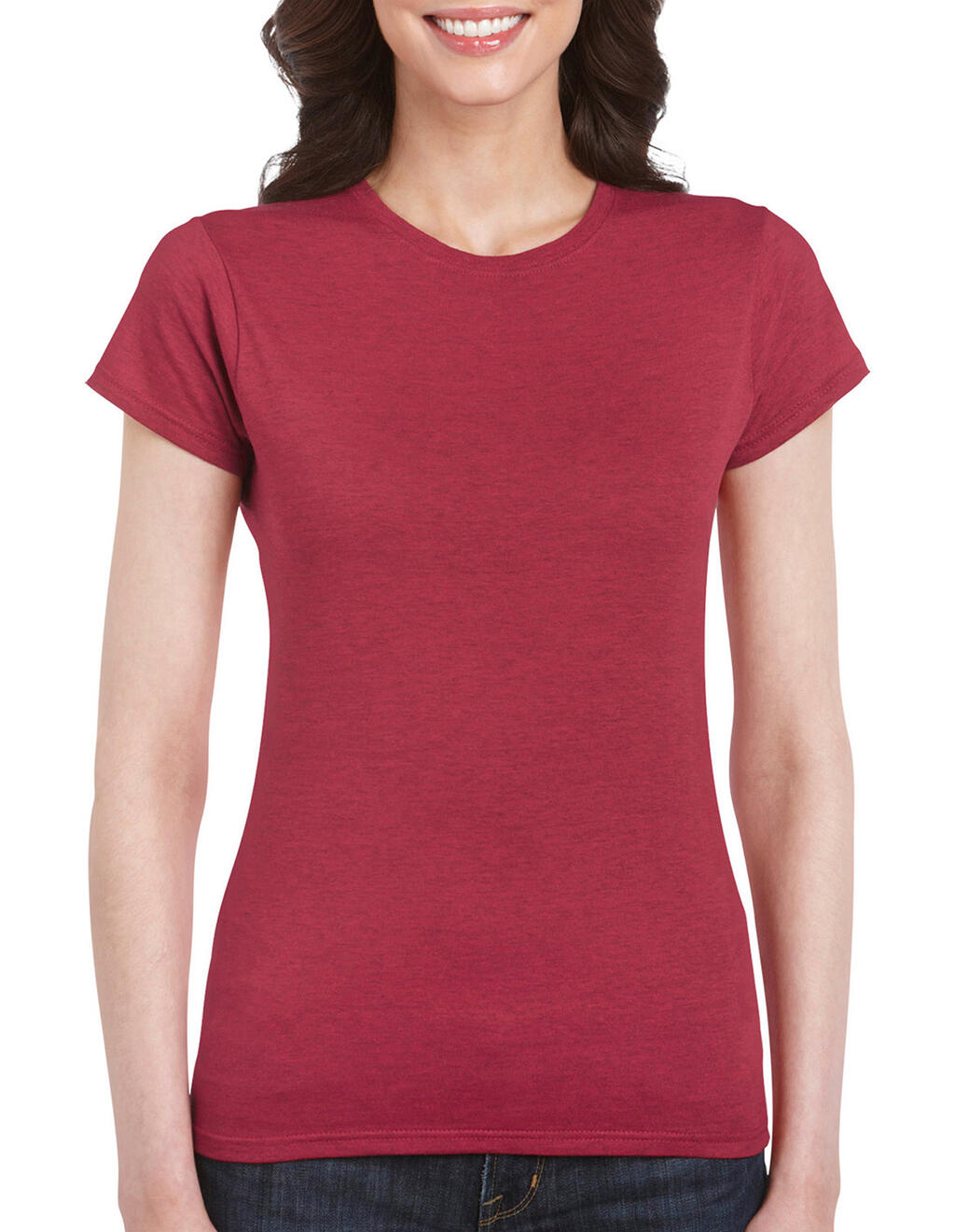 Softstyle® Ladies' T-Shirt in Farbe Antique Cherry Red