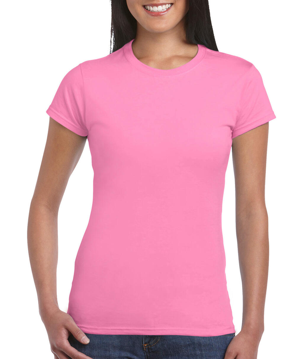 Softstyle® Ladies' T-Shirt in Farbe Azalea