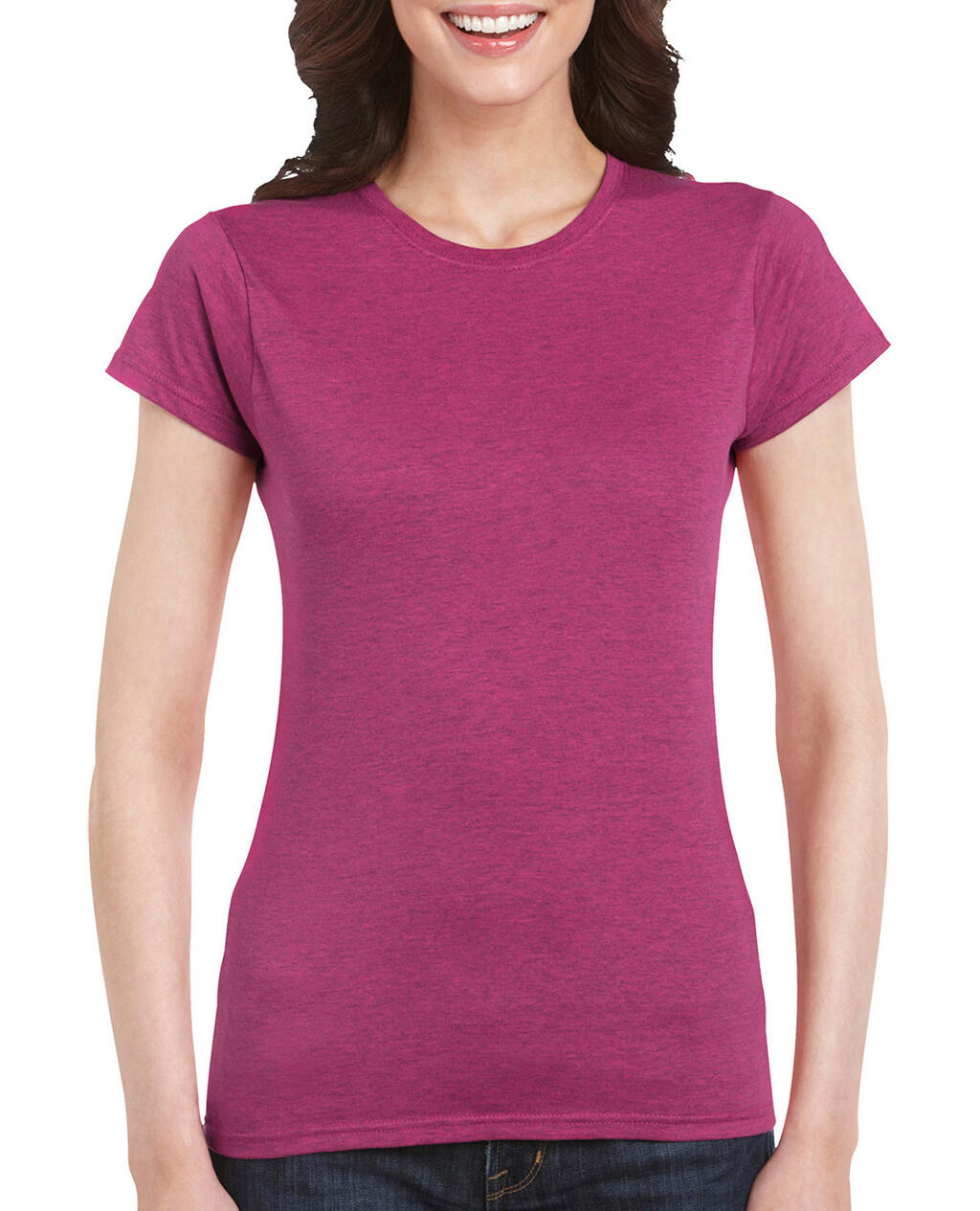 Softstyle® Ladies' T-Shirt in Farbe Antique Heliconia