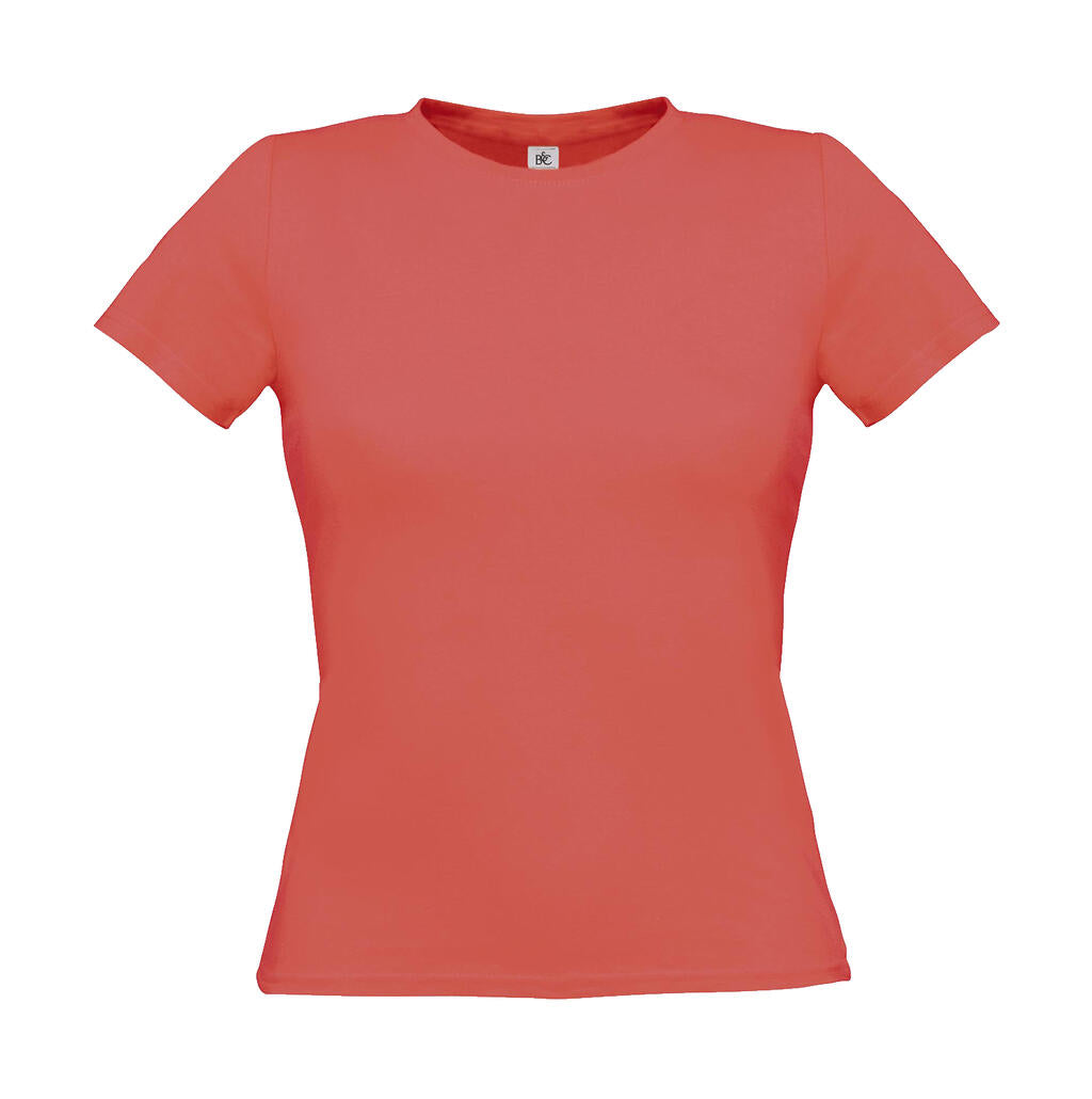 Women-Only T-Shirt in Farbe Pixel Coral