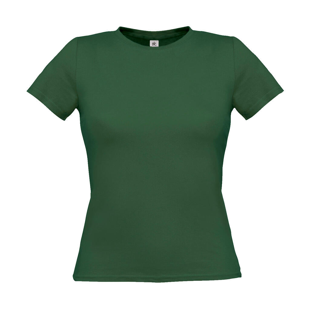 Women-Only T-Shirt in Farbe Bottle Green