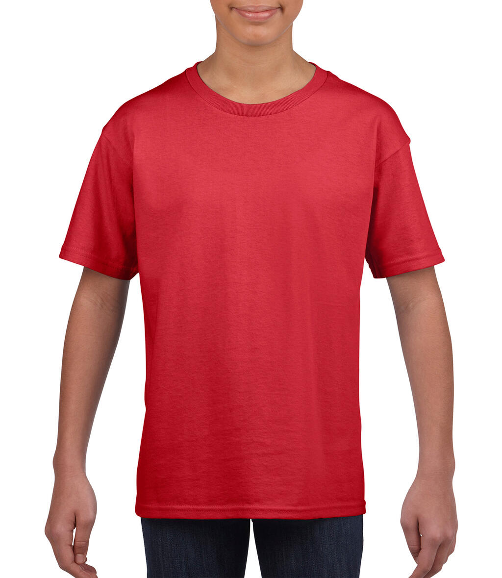 Softstyle® Youth T-Shirt in Farbe Red