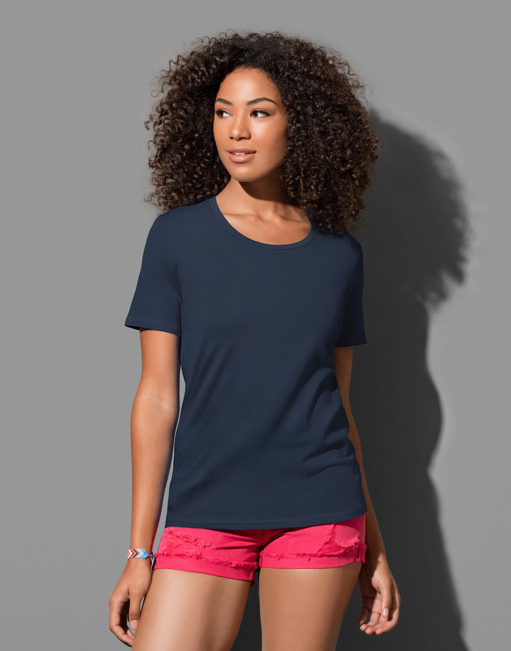 Claire Relaxed Crew Neck in Farbe White