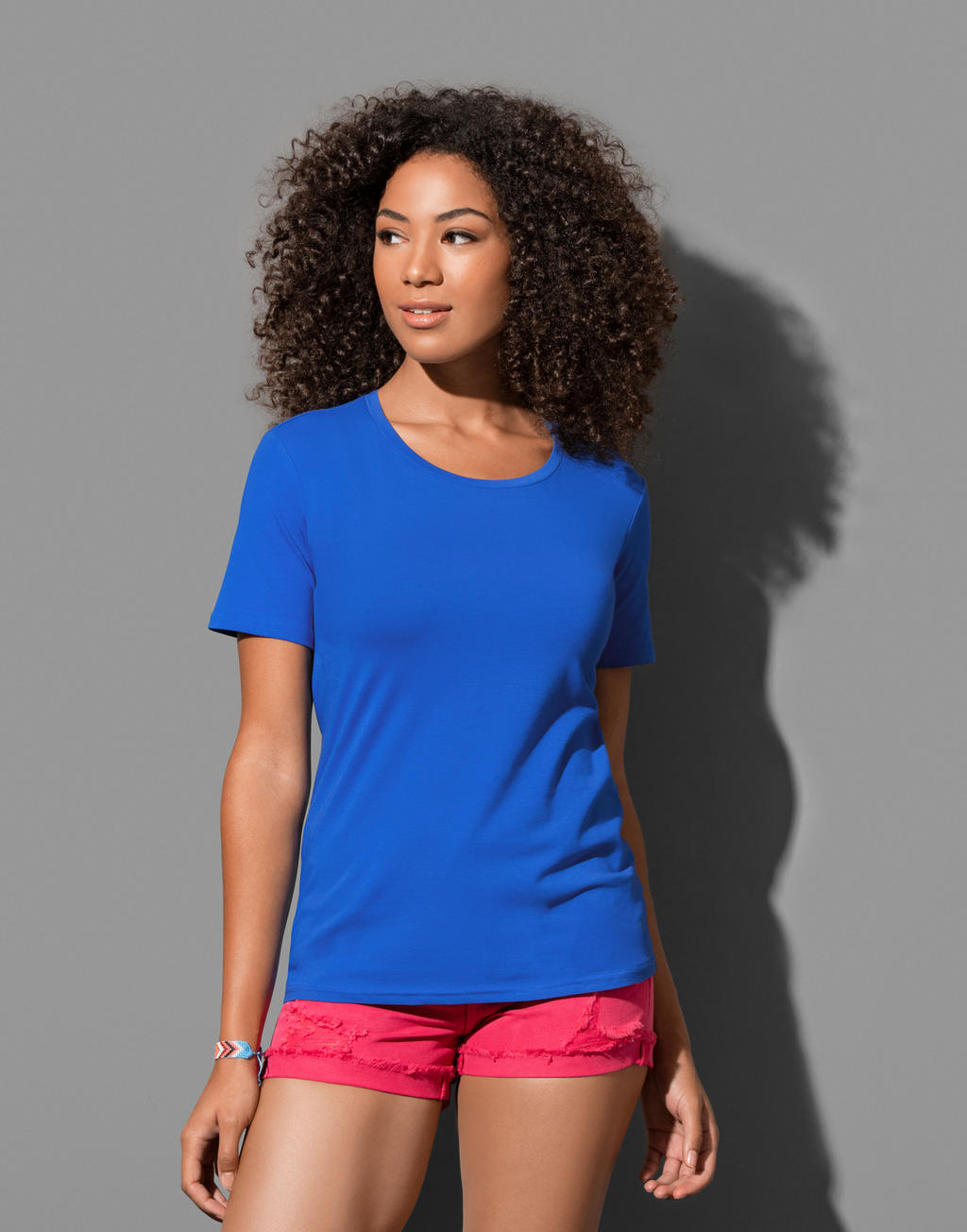 Claire Relaxed Crew Neck in Farbe White