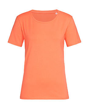 Claire Relaxed Crew Neck in Farbe Salmon