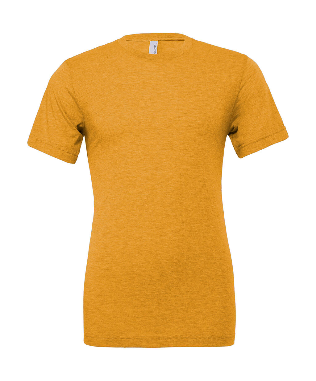 Unisex Triblend Short Sleeve Tee in Farbe Mustard Triblend