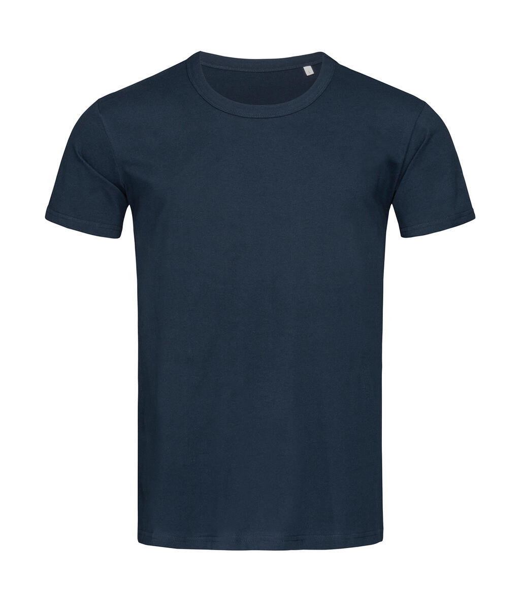 Ben Crew Neck in Farbe Marina Blue