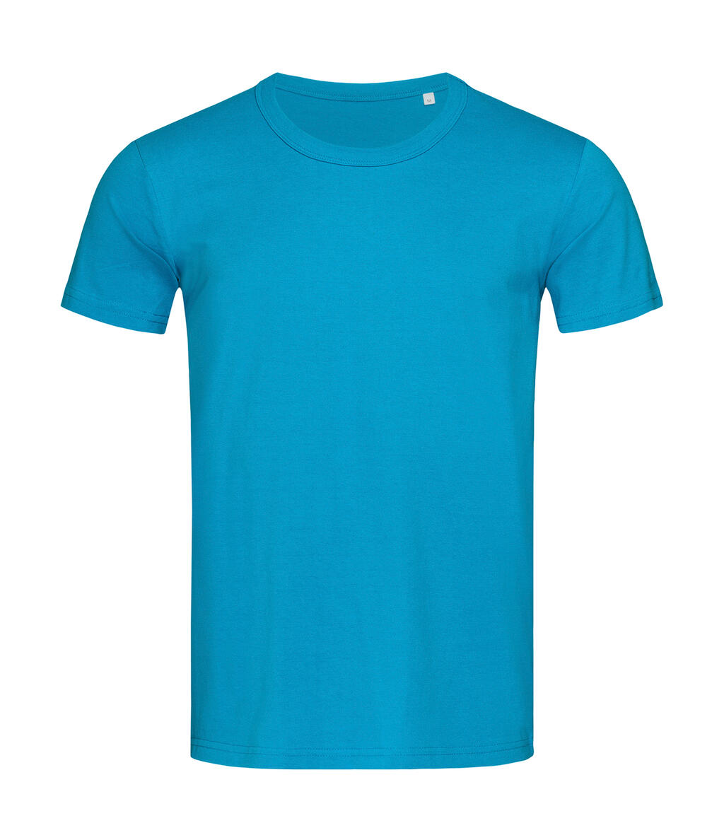Ben Crew Neck in Farbe Hawaii Blue