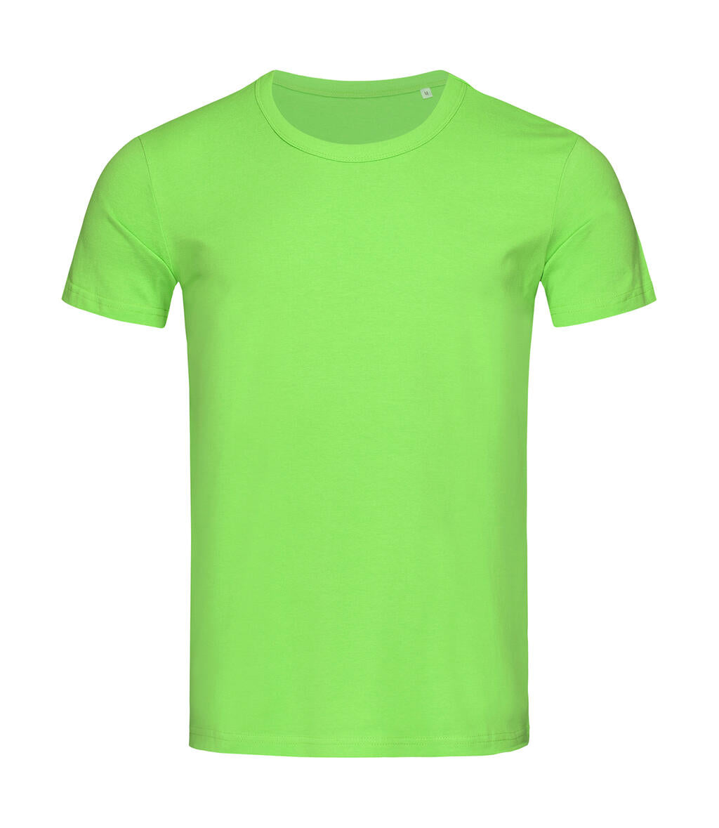 Ben Crew Neck in Farbe Green Flash