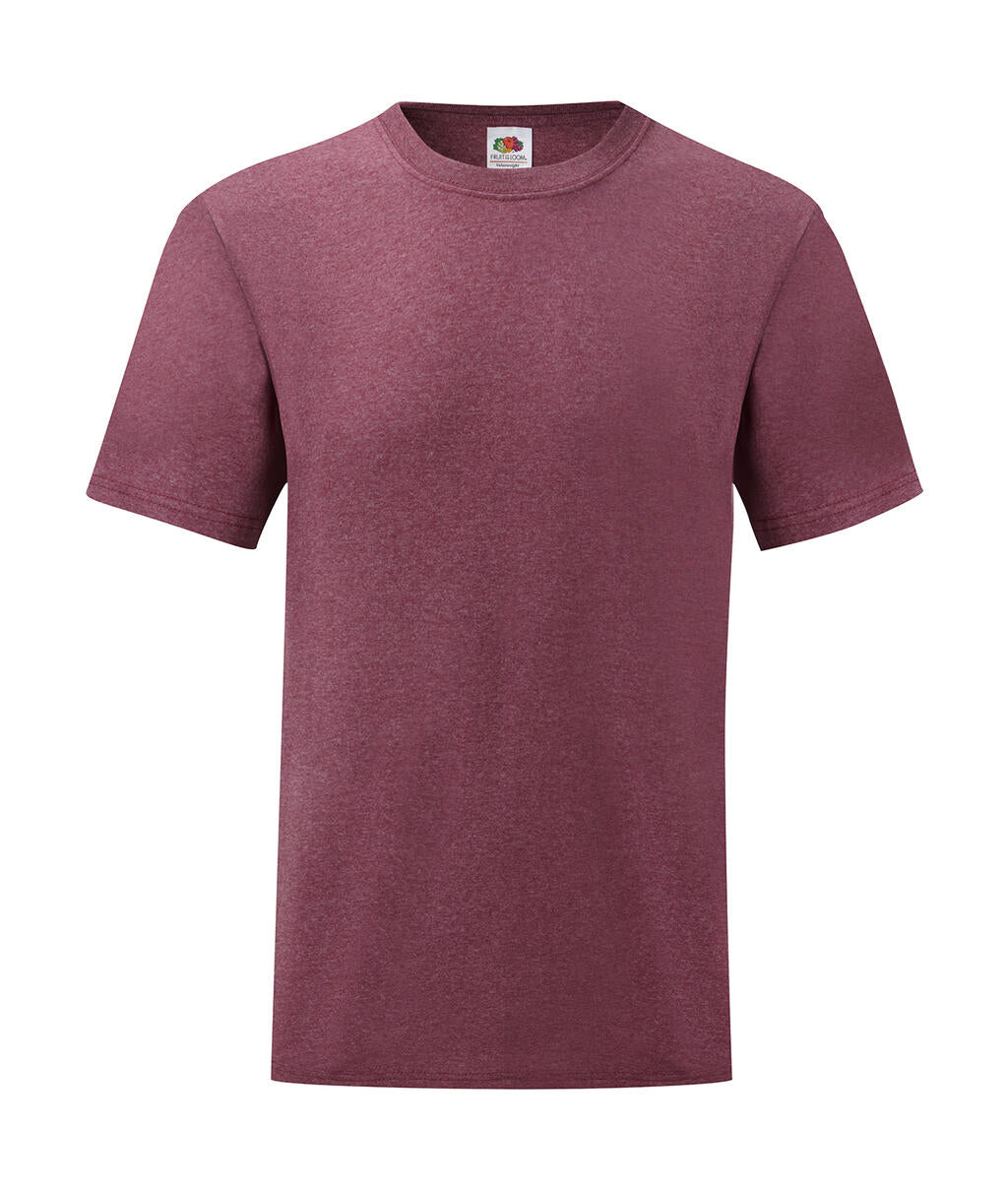 Valueweight Tee in Farbe Heather Burgundy