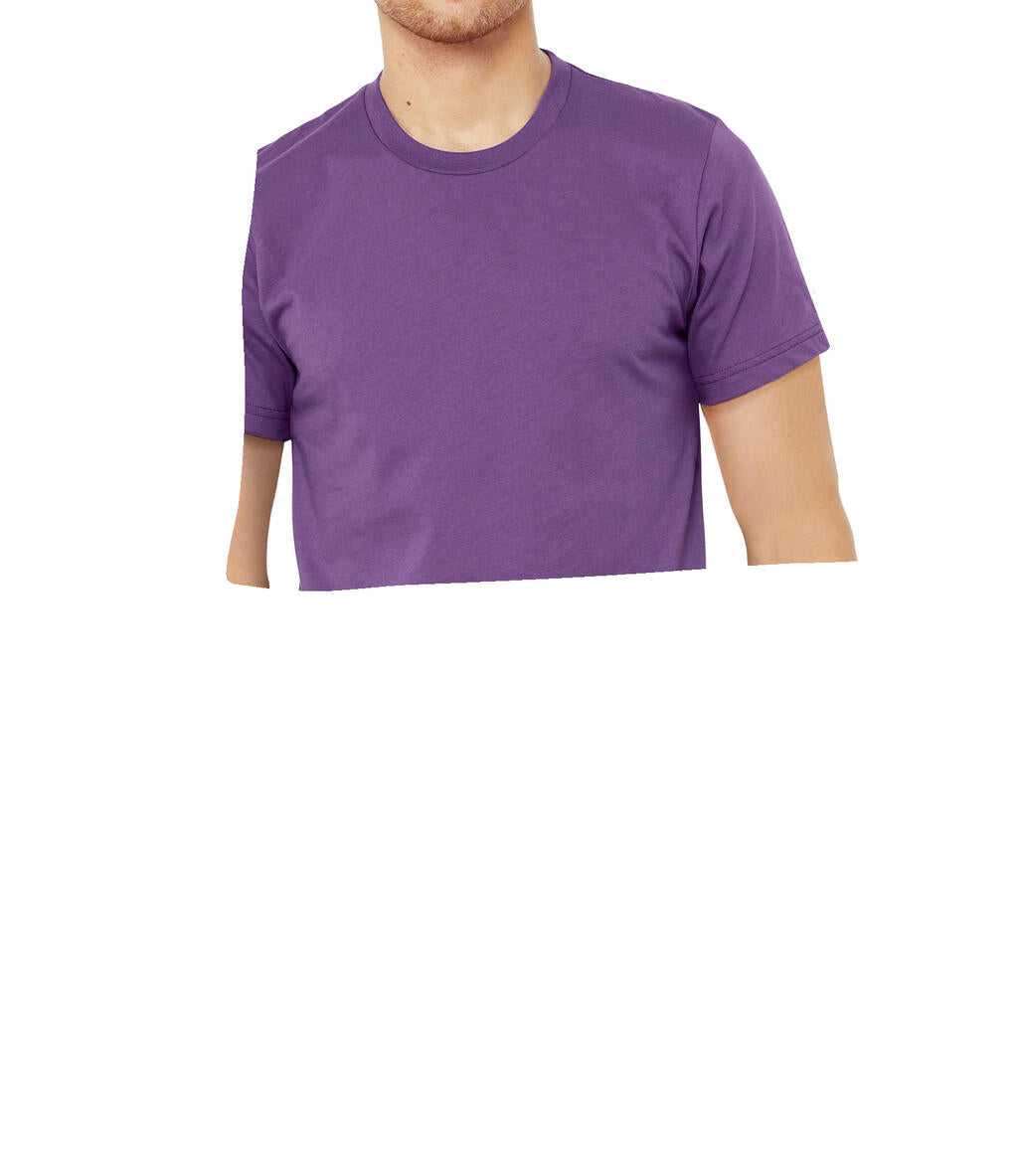 Unisex Jersey Short Sleeve Tee in Farbe Royal Purple