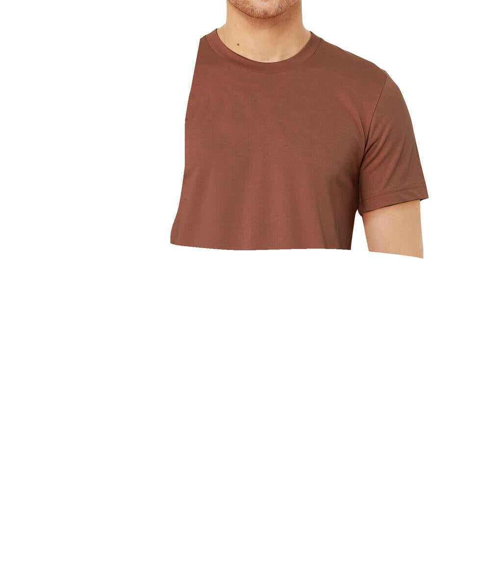 Unisex Jersey Short Sleeve Tee in Farbe Terracotta