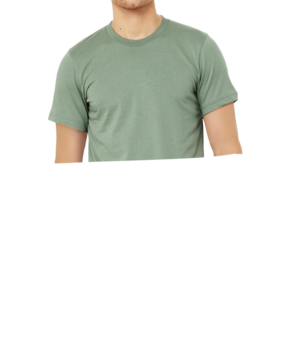 Unisex Jersey Short Sleeve Tee in Farbe Sage