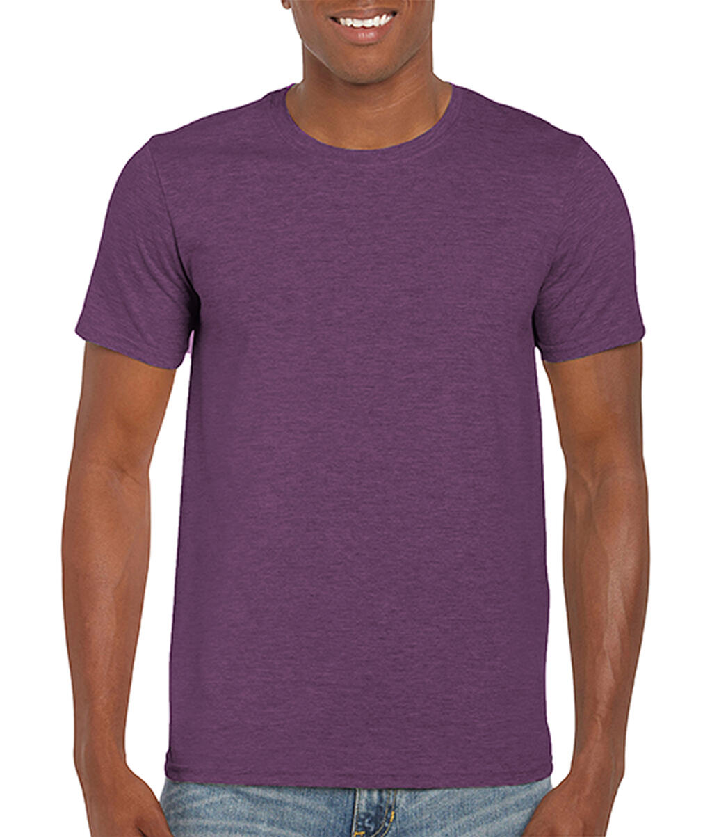 Softstyle® Ring Spun T-Shirt in Farbe Heather Aubergine