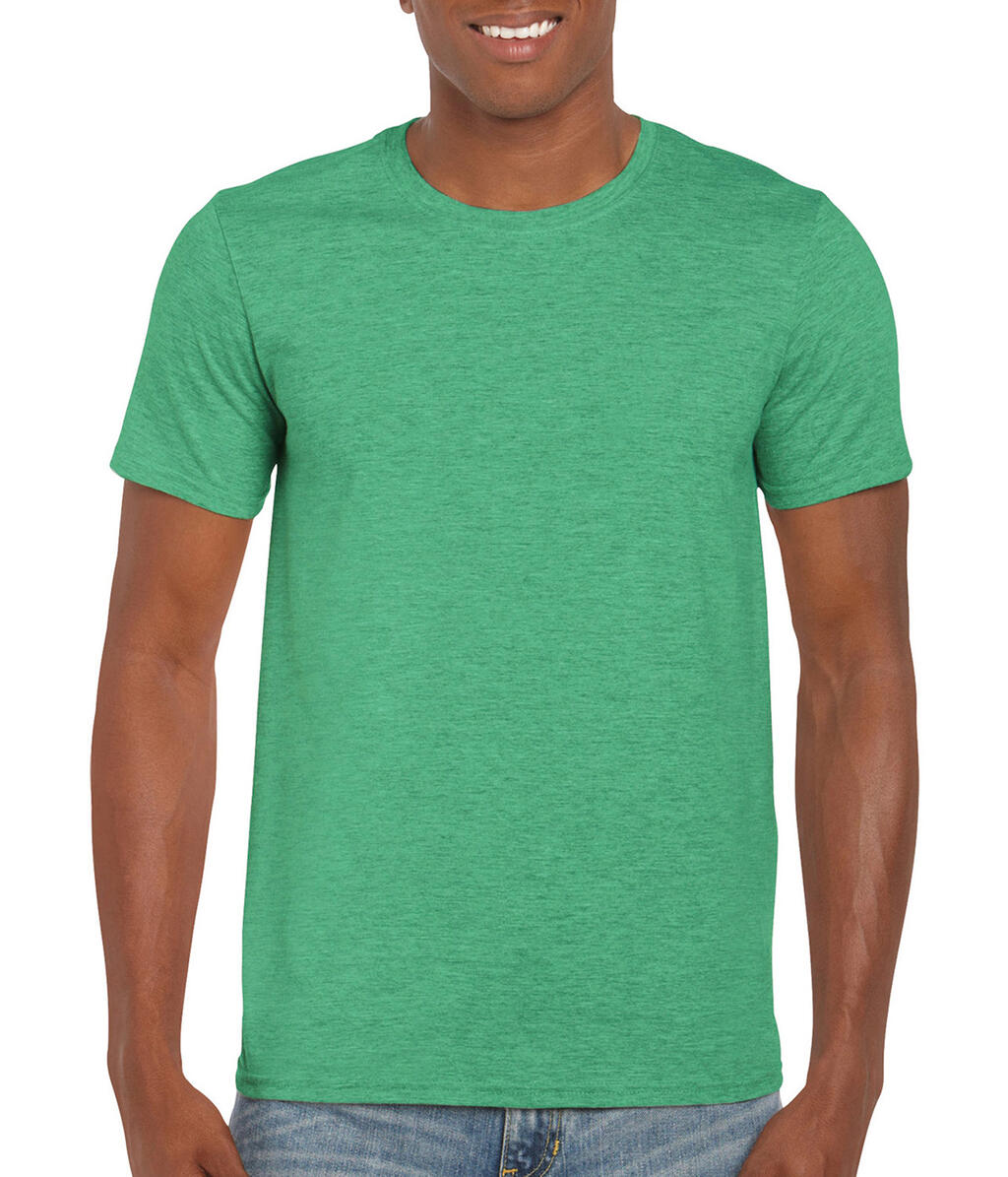 Softstyle® Ring Spun T-Shirt in Farbe Heather Irish Green