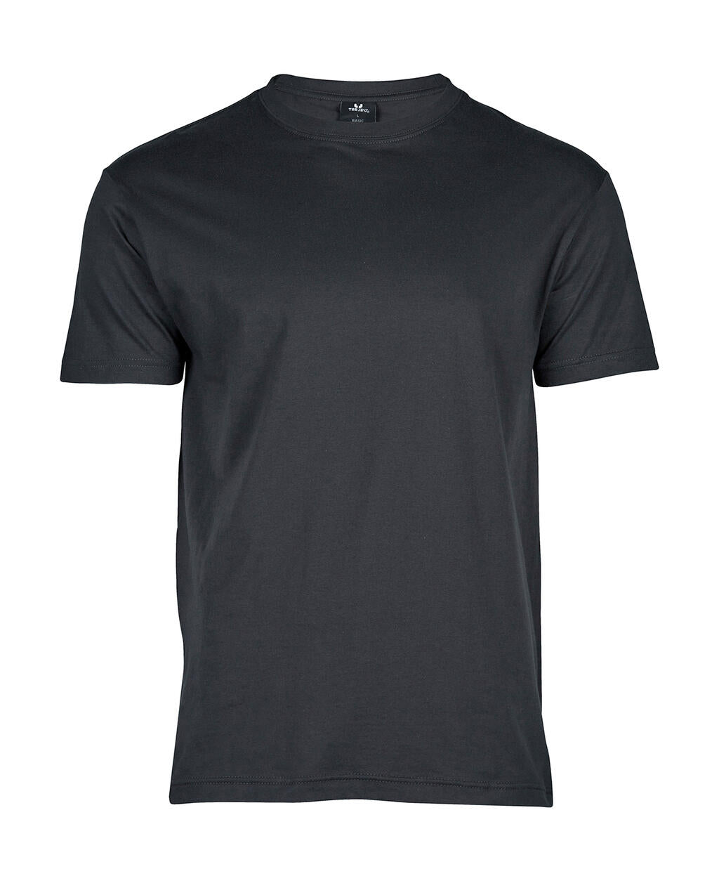 Basic Tee in Farbe Dark Grey