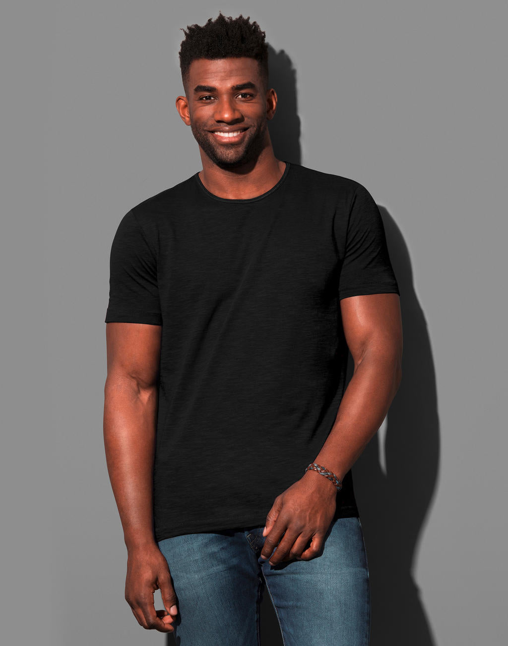 Shawn Crew Neck Men in Farbe White