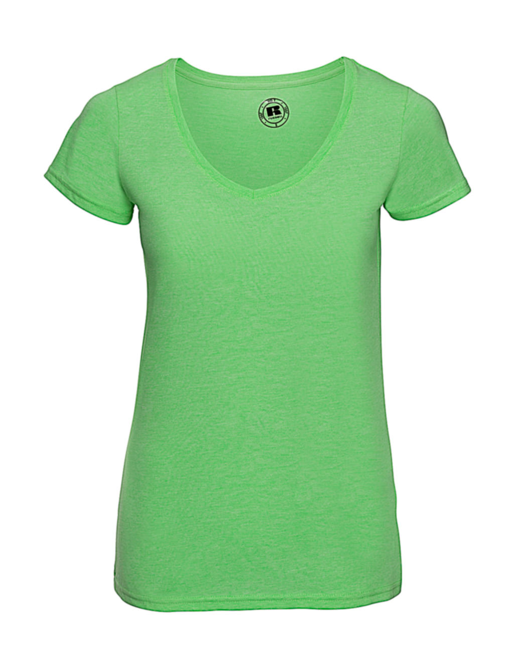 Ladies V-Neck HD T in Farbe Green Marl