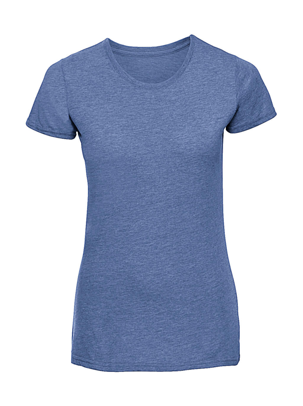 Ladies' HD T in Farbe Blue Marl