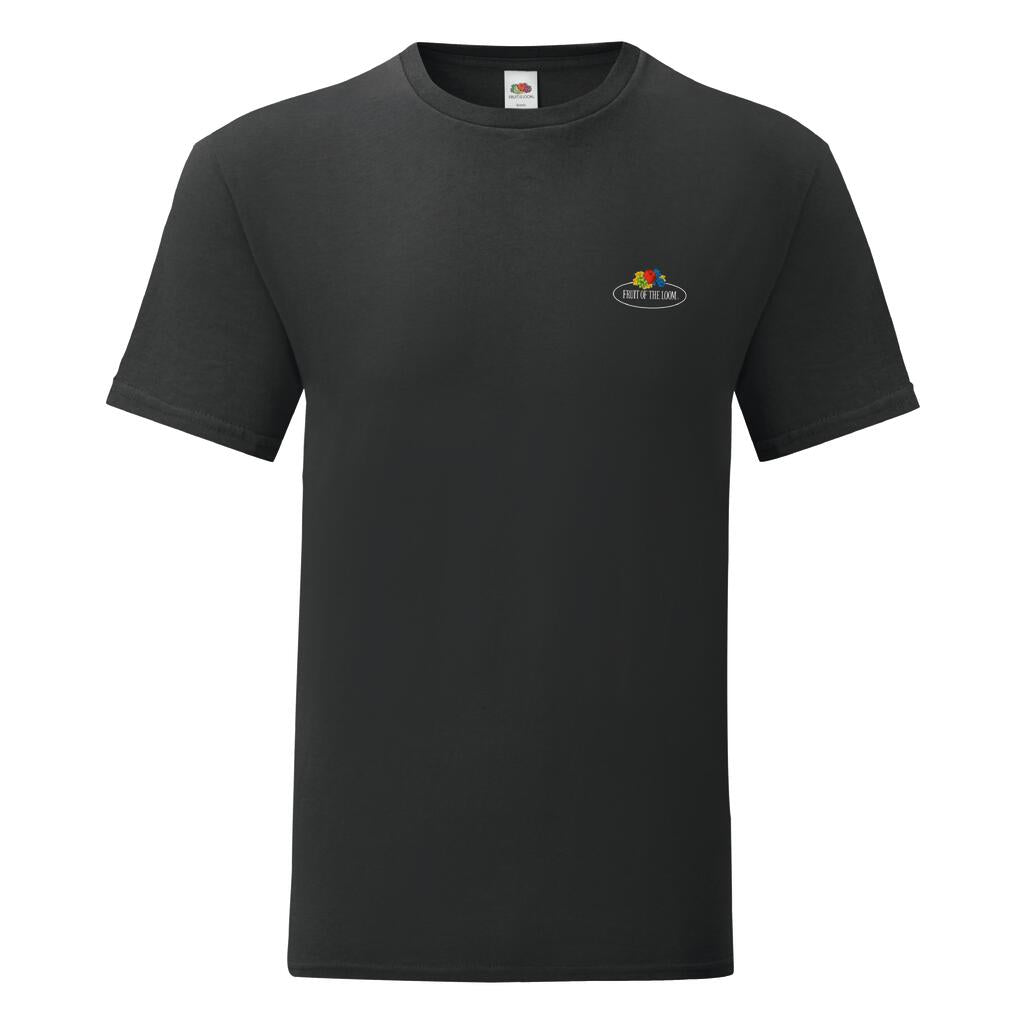 Vintage T Small Logo Print in Farbe Black