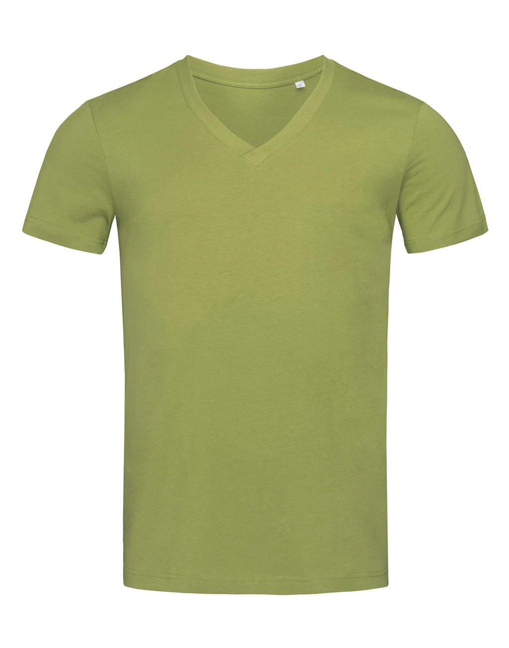Organic James V-Neck Men in Farbe White