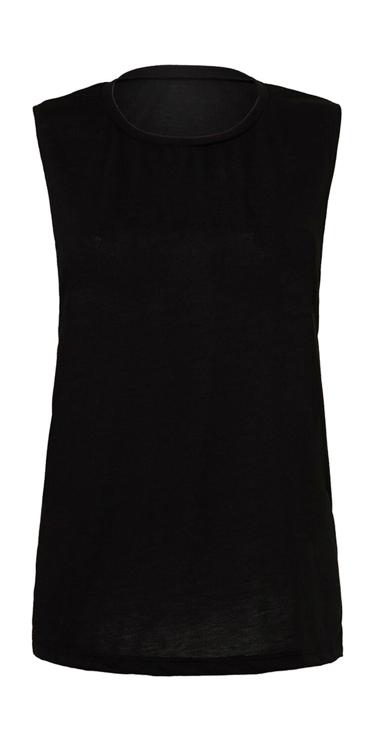 Flowy Scoop Muscle Tank Top in Farbe Black