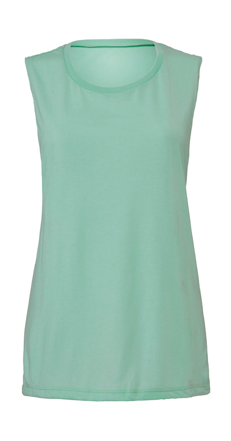 Flowy Scoop Muscle Tank Top in Farbe Mint