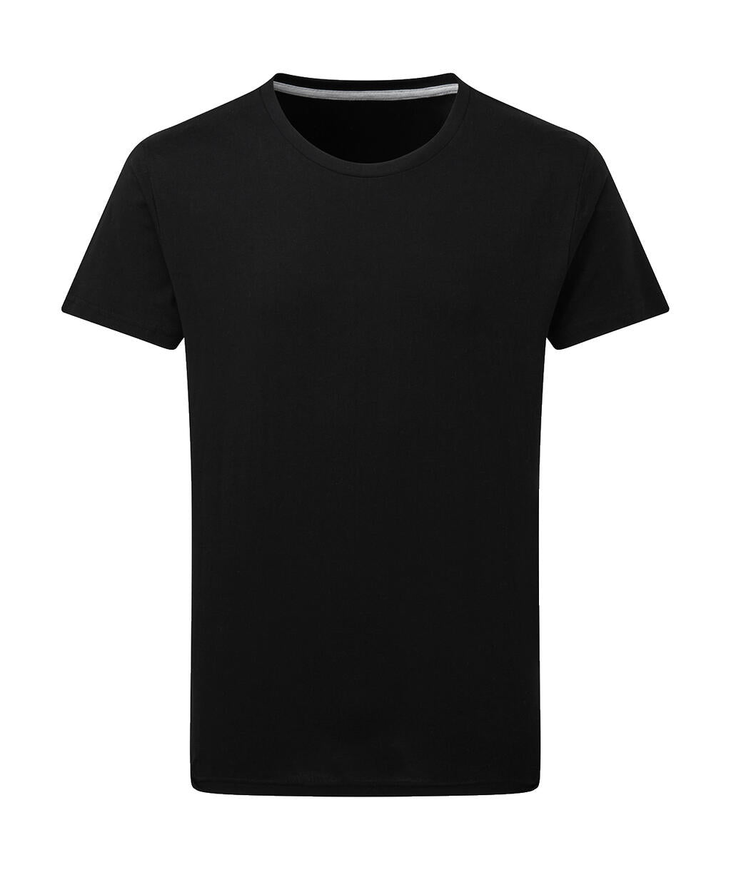 Perfect Print Tagless Tee in Farbe Dark Black