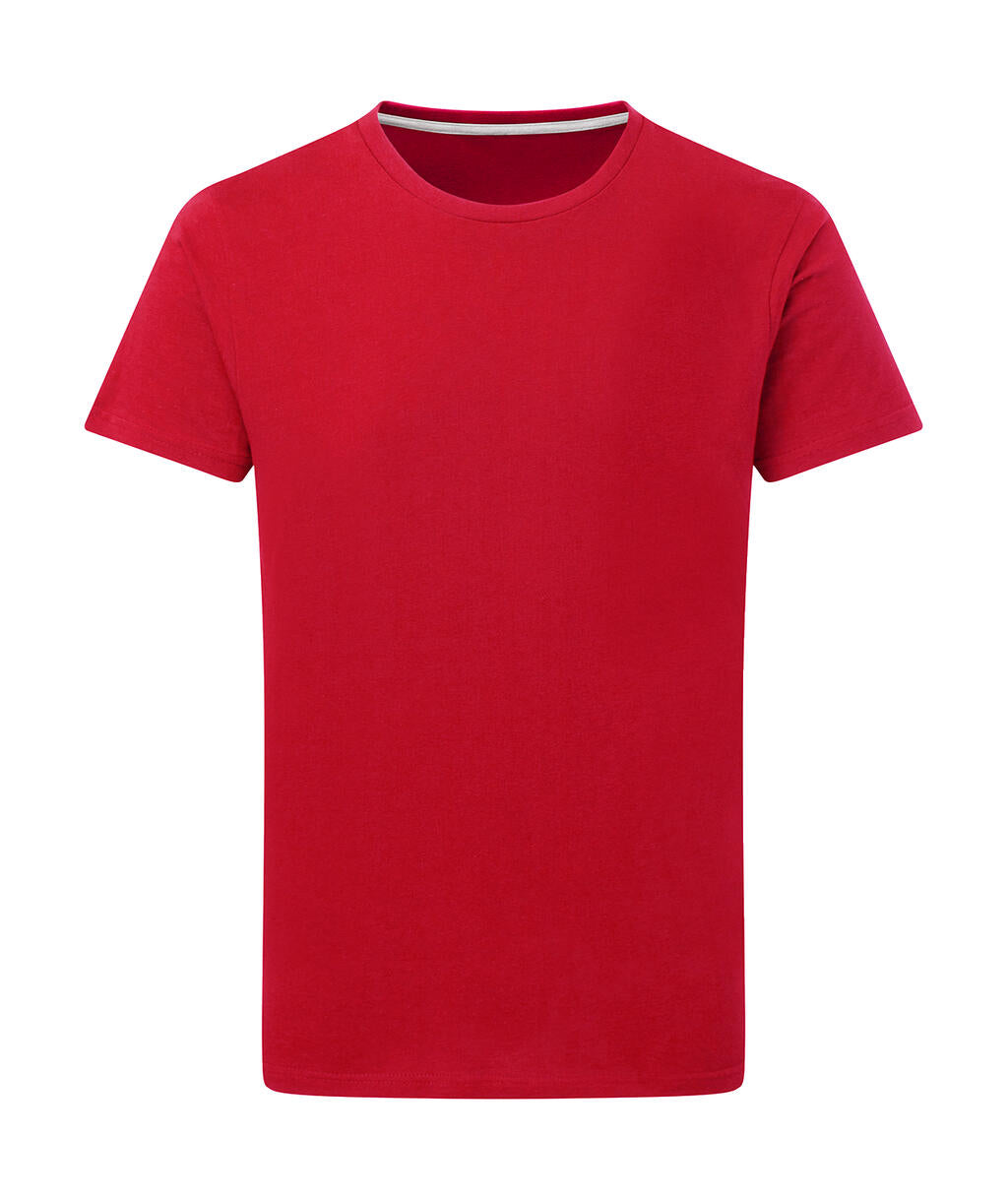 Perfect Print Tagless Tee in Farbe Red