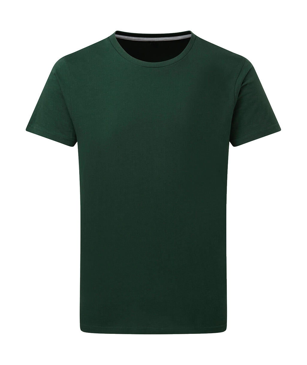 Perfect Print Tagless Tee in Farbe Bottle Green