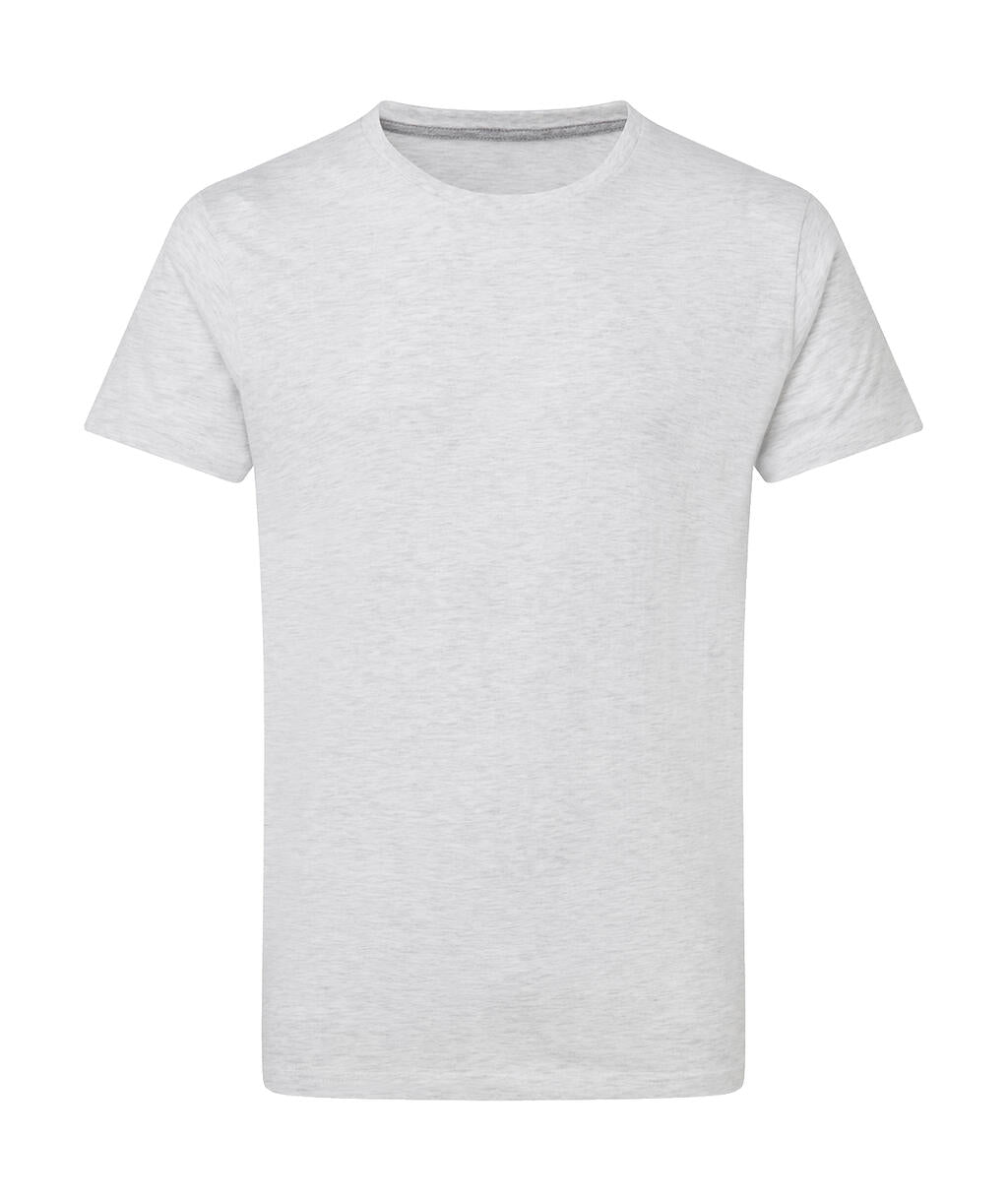 Perfect Print Tagless Tee in Farbe Ash Grey