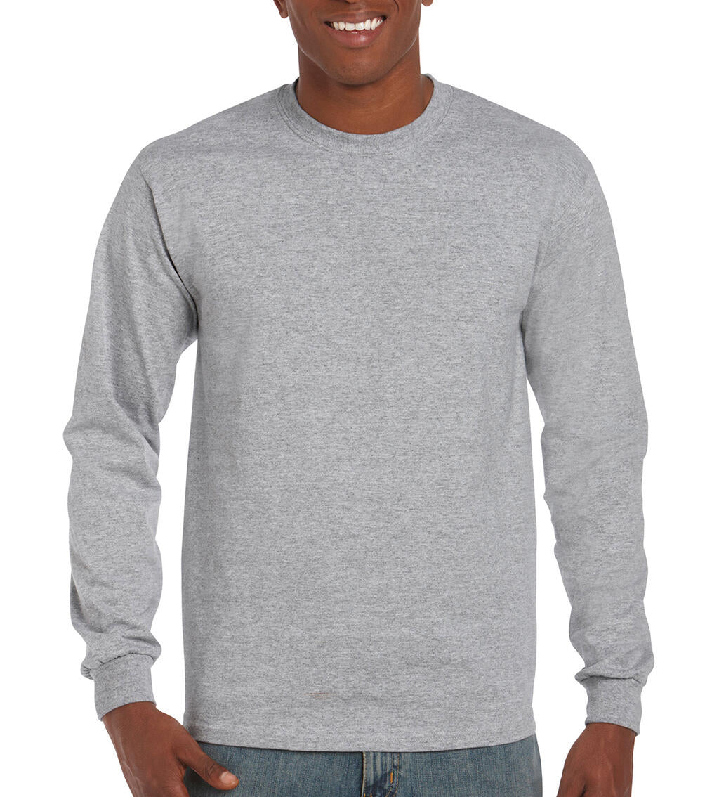 Ultra Cotton Adult T-Shirt LS in Farbe Sport Grey