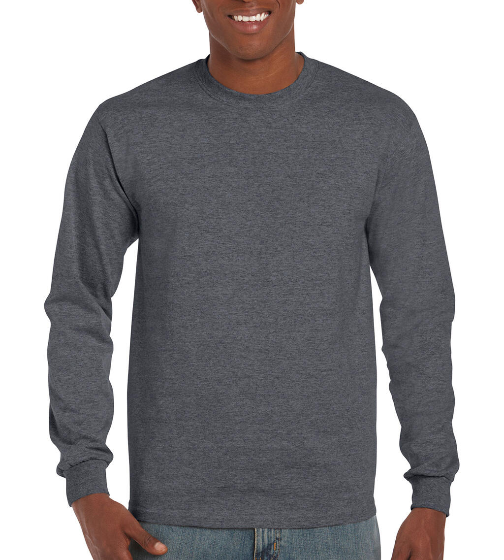 Ultra Cotton Adult T-Shirt LS in Farbe Dark Heather