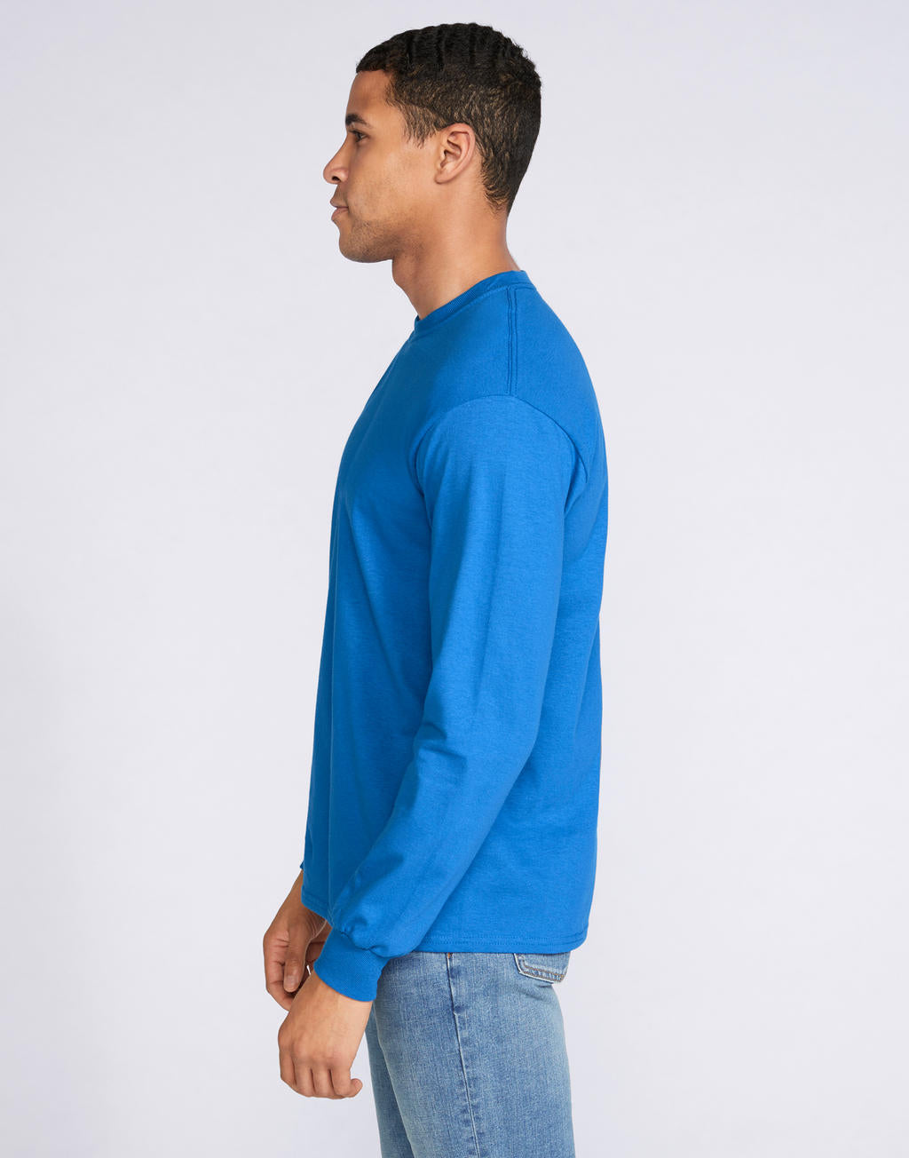 Ultra Cotton Adult T-Shirt LS in Farbe White