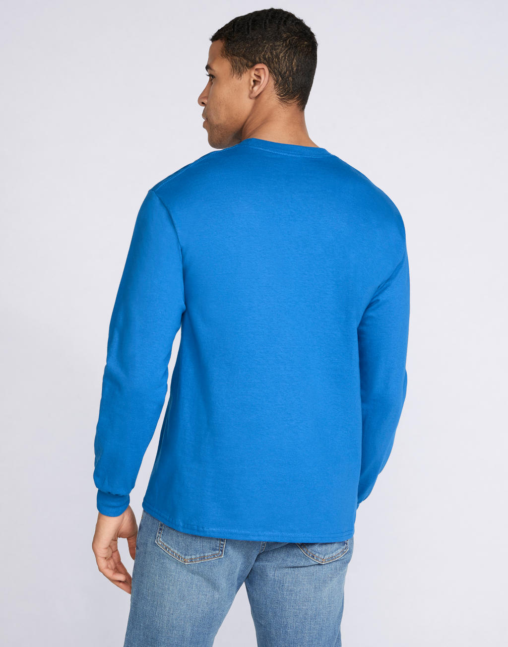 Ultra Cotton Adult T-Shirt LS in Farbe White