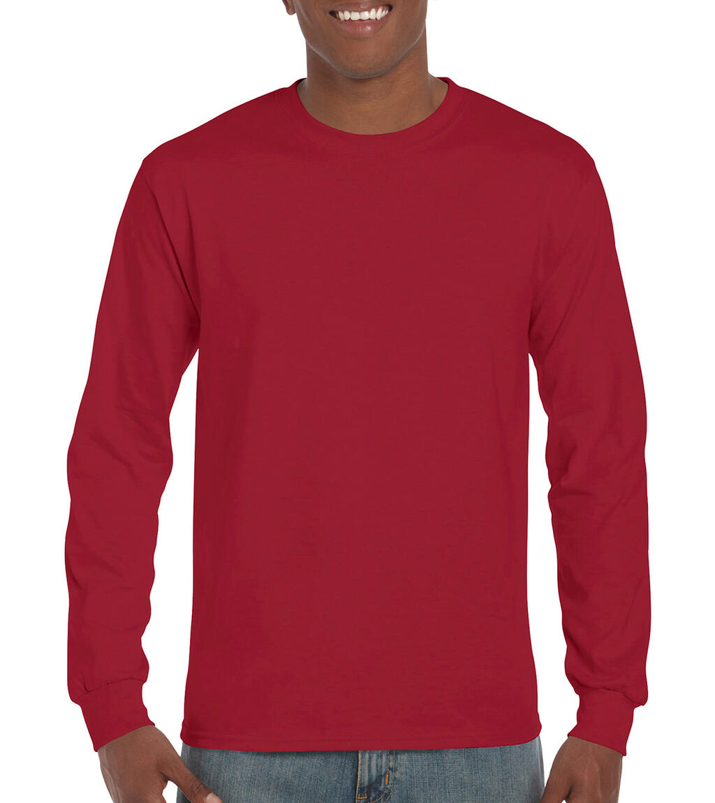 Ultra Cotton Adult T-Shirt LS in Farbe Cardinal Red
