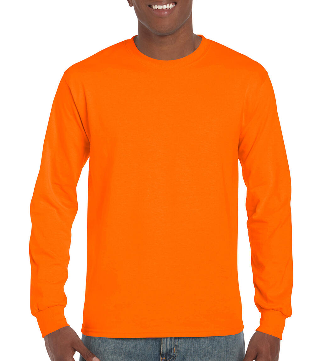 Ultra Cotton Adult T-Shirt LS in Farbe Safety Orange