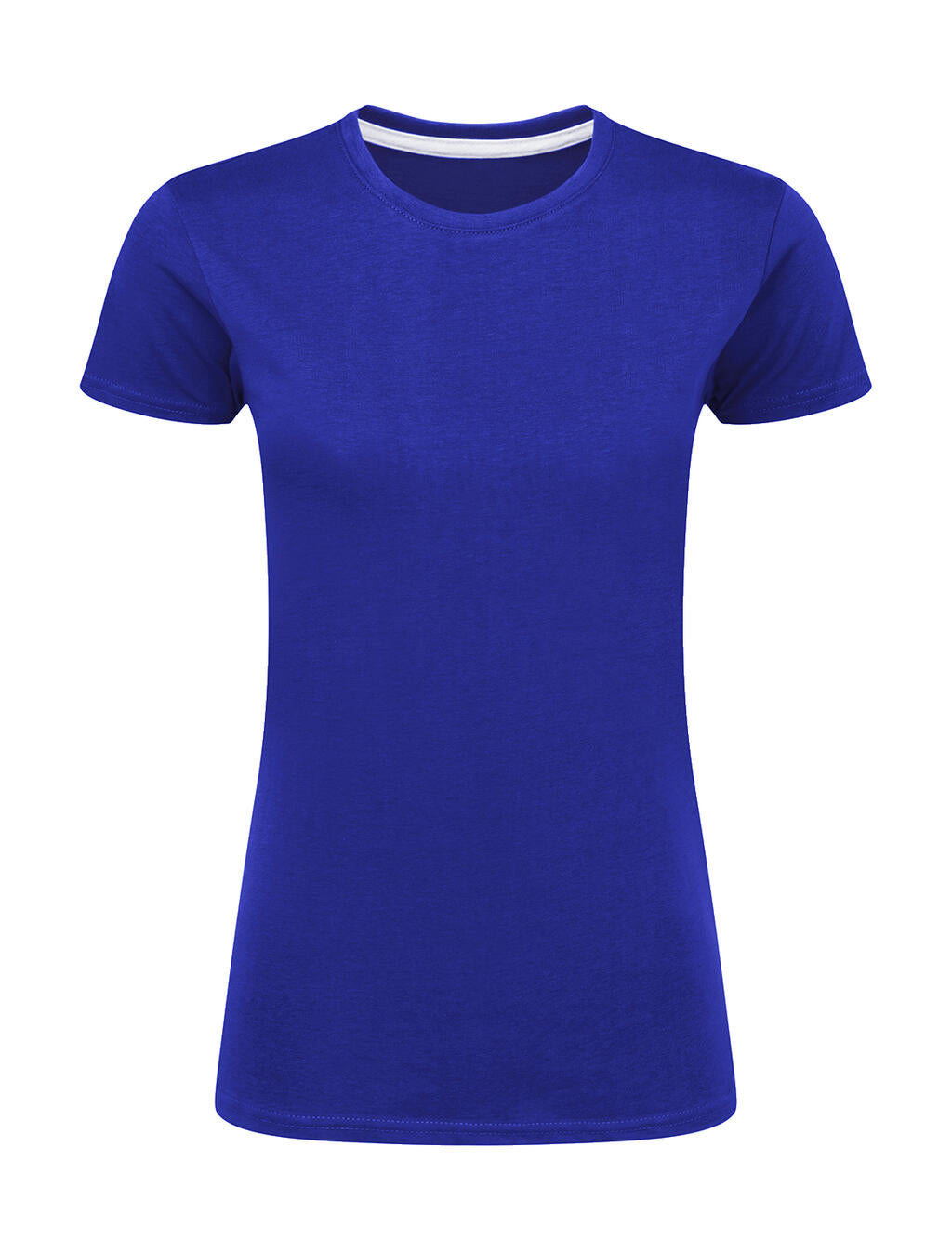 Ladies' Perfect Print Tagless Tee in Farbe Royal Blue