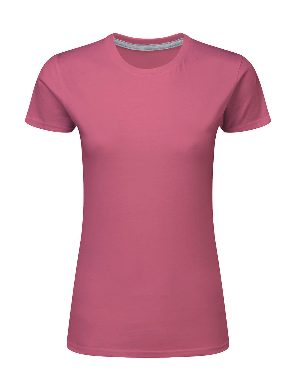 Ladies' Perfect Print Tagless Tee in Farbe Cassis