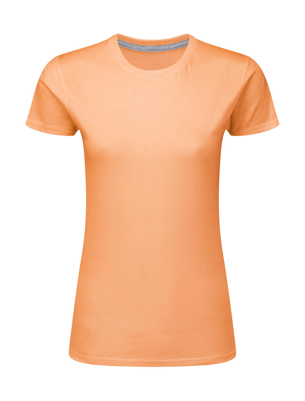 Ladies' Perfect Print Tagless Tee in Farbe Cantaloupe
