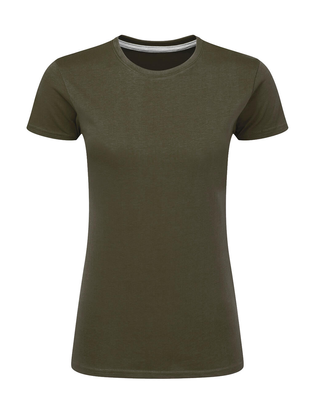 Ladies' Perfect Print Tagless Tee in Farbe Military Green
