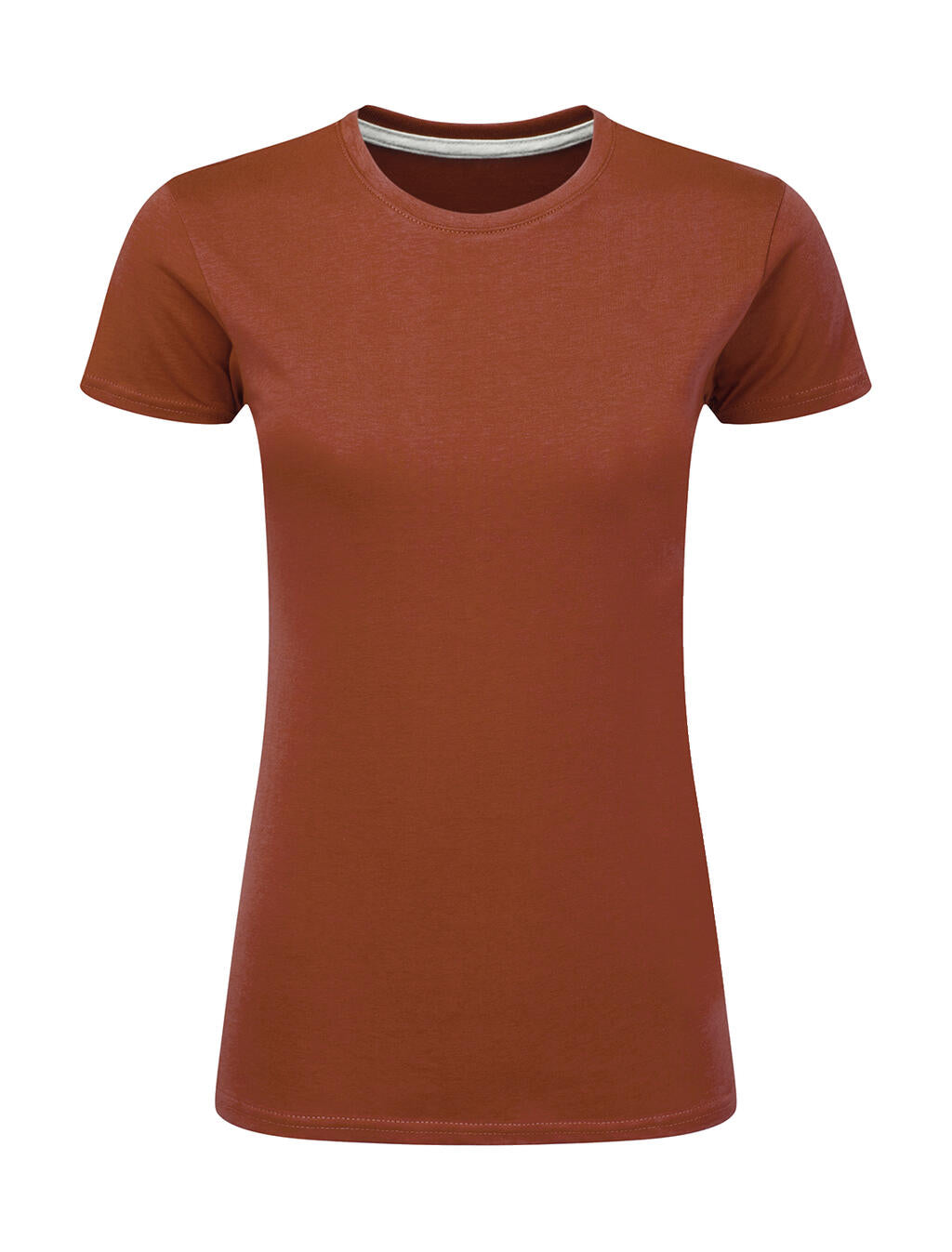Ladies' Perfect Print Tagless Tee in Farbe Picante