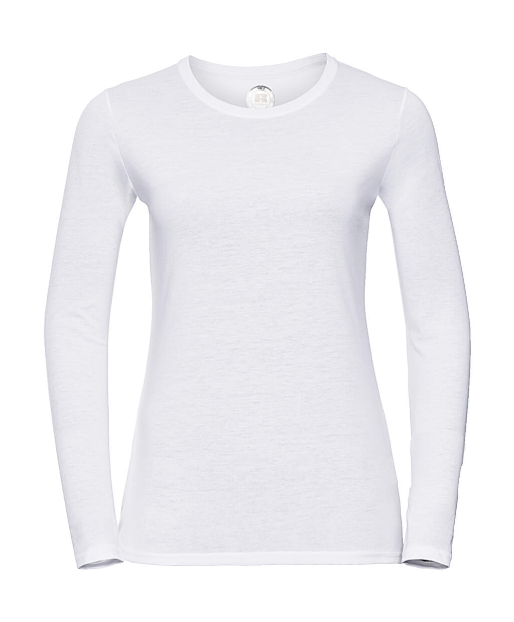 Ladies Long Sleeve HD T in Farbe White