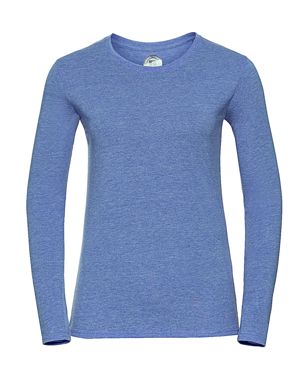 Ladies Long Sleeve HD T in Farbe Blue Marl