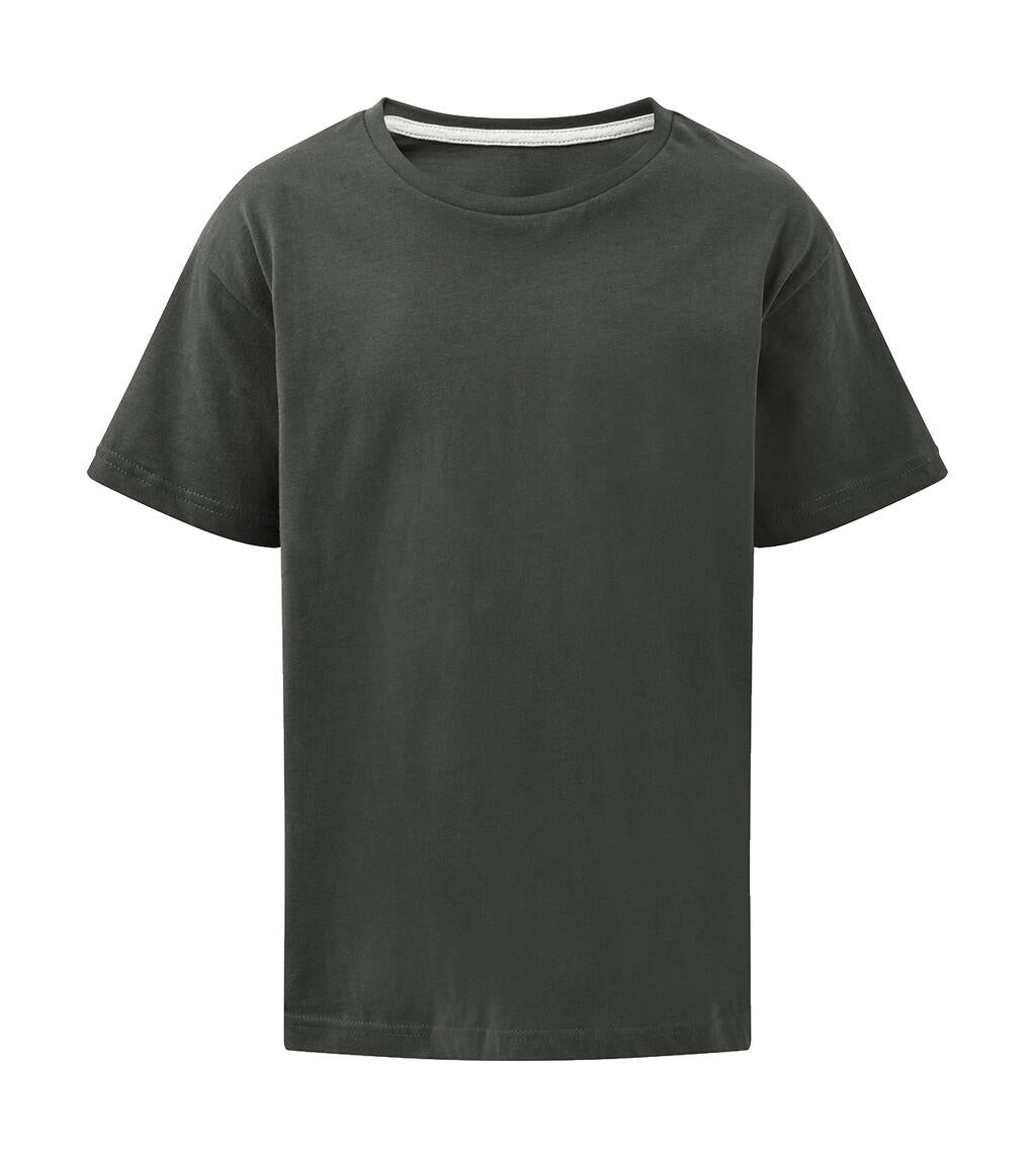 Kids' Perfect Print Tagless Tee in Farbe Charcoal