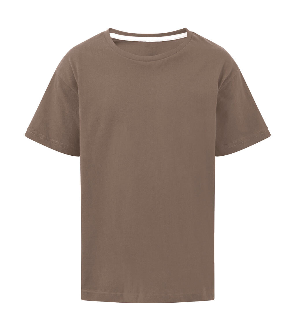 Kids' Perfect Print Tagless Tee in Farbe Deep Taupe